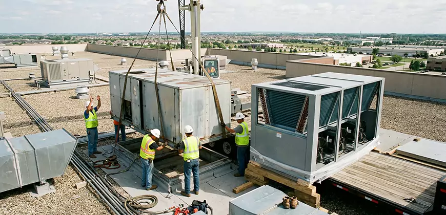 Commercial Air Handling Unit Replacement in Bonita