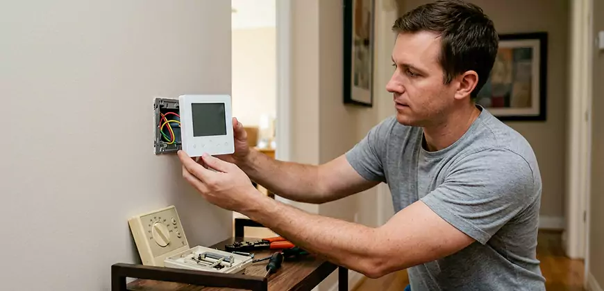 AC Control Panel Replacement in Bonita