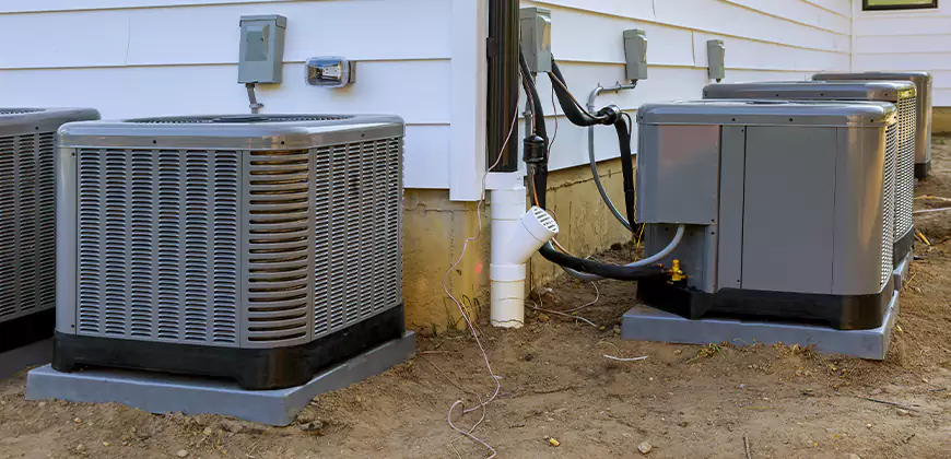 Central Air Condenser Setup in Bonita